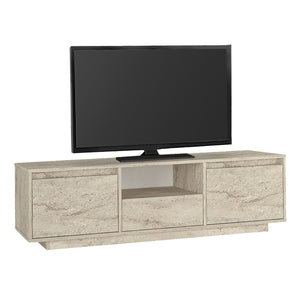 Έπιπλο τηλεόρασης Lumbera  χρώμα travertine 160x29,5x42εκ. - Pakobazaar