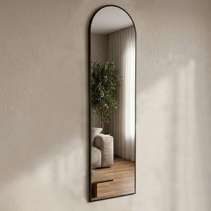 Καθρέπτης δαπέδου - τοίχου Agalu Μegapap χρώμα sencron black 40x150εκ. - Pakobazaar