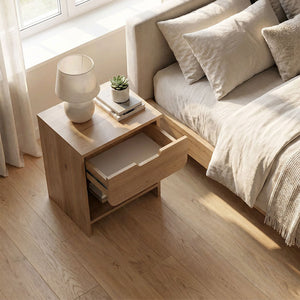 Κομοδίνο Mida  χρώμα sepet oak 45x40x52εκ. - Pakobazaar