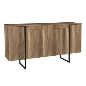 Μπουφές Orontes  χρώμα καρυδί 160x35,2x80εκ. - Pakobazaar