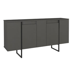 Μπουφές Orontes  χρώμα ανθρακί 160x35,2x80εκ. - Pakobazaar