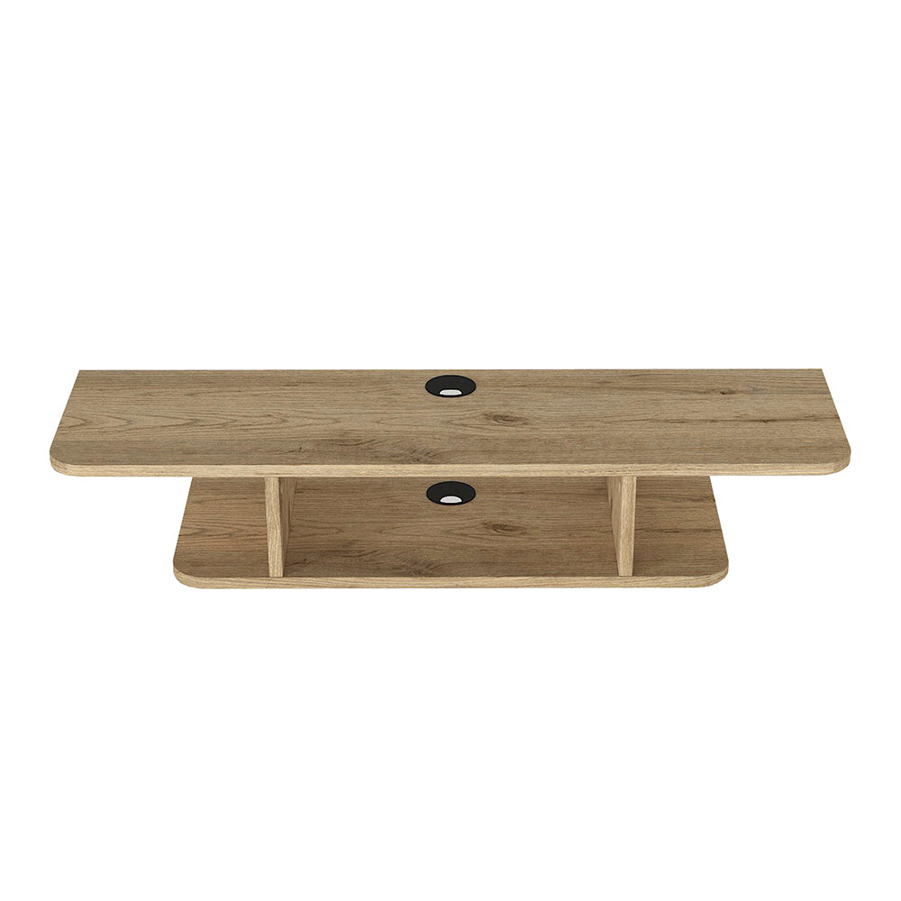 Έπιπλο τηλεόρασης επιτοίχιο Arkea  χρώμα sepet oak 105x29,6x18,6εκ. - Pakobazaar
