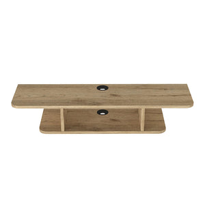 Έπιπλο τηλεόρασης επιτοίχιο Arkea  χρώμα sepet oak 105x29,6x18,6εκ. - Pakobazaar