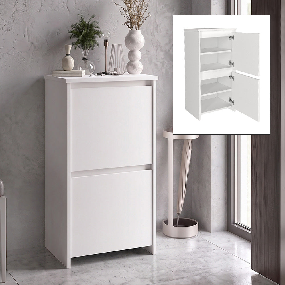 Παπουτσοθήκη Sarpedon  χρώμα λευκό 48x35x91,8εκ. - Pakobazaar