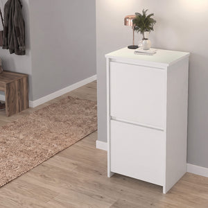 Παπουτσοθήκη Sarpedon  χρώμα λευκό 48x35x91,8εκ. - Pakobazaar