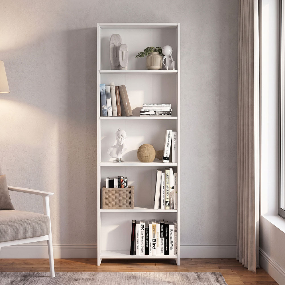 Βιβλιοθήκη Anfisa  χρώμα λευκό 58x22x170εκ. - Pakobazaar