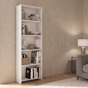 Βιβλιοθήκη Anfisa  χρώμα λευκό 58x22x170εκ. - Pakobazaar
