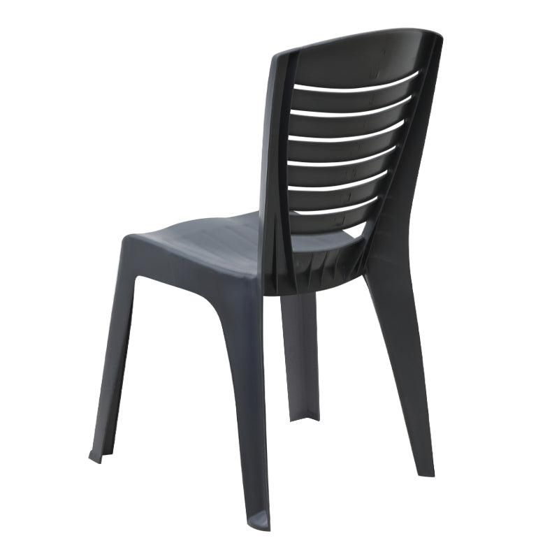 Καρέκλα πολυπροπυλενίου Tabia  χρώμα ανθρακί 47x49x86εκ.