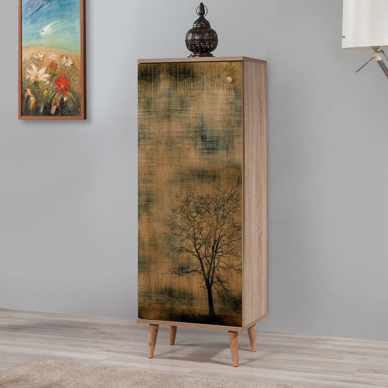 Παπουτσοθήκη - Ντουλάπι Soho  χρώμα sonoma 50x38x135εκ.