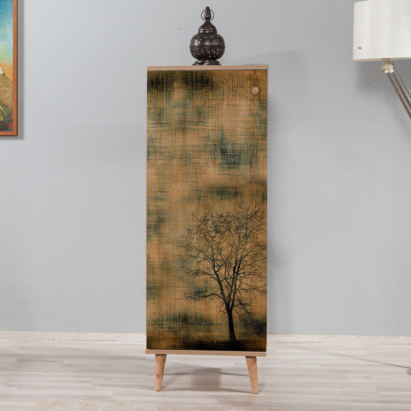 Παπουτσοθήκη - Ντουλάπι Soho  χρώμα sonoma 50x38x135εκ.