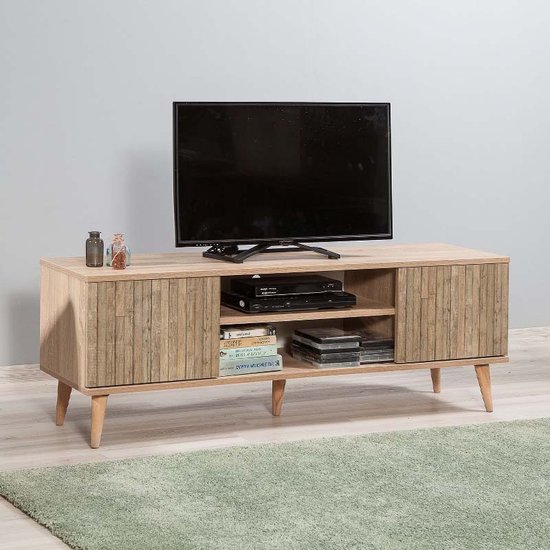 Έπιπλο τηλεόρασης Soho  χρώμα sonoma 140x40x50 εκ.