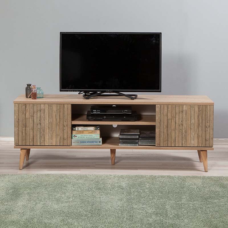 Έπιπλο τηλεόρασης Soho  χρώμα sonoma 140x40x50 εκ.