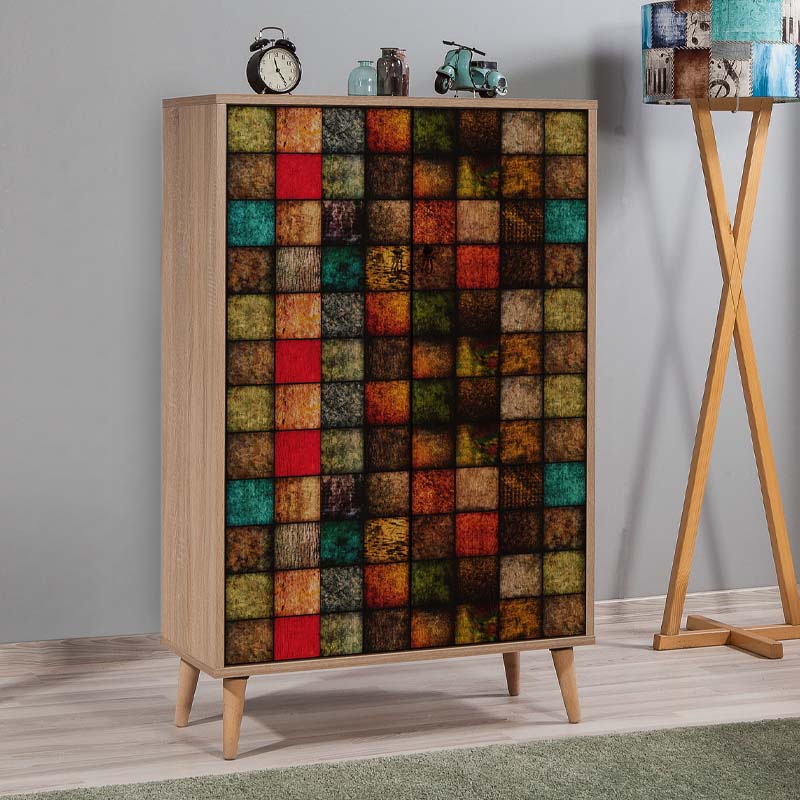 Παπουτσοθήκη - Ντουλάπι Soho  χρώμα sonoma 80x36x127εκ.