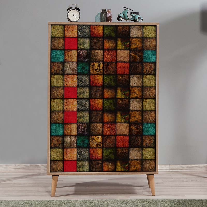 Παπουτσοθήκη - Ντουλάπι Soho  χρώμα sonoma 80x36x127εκ.