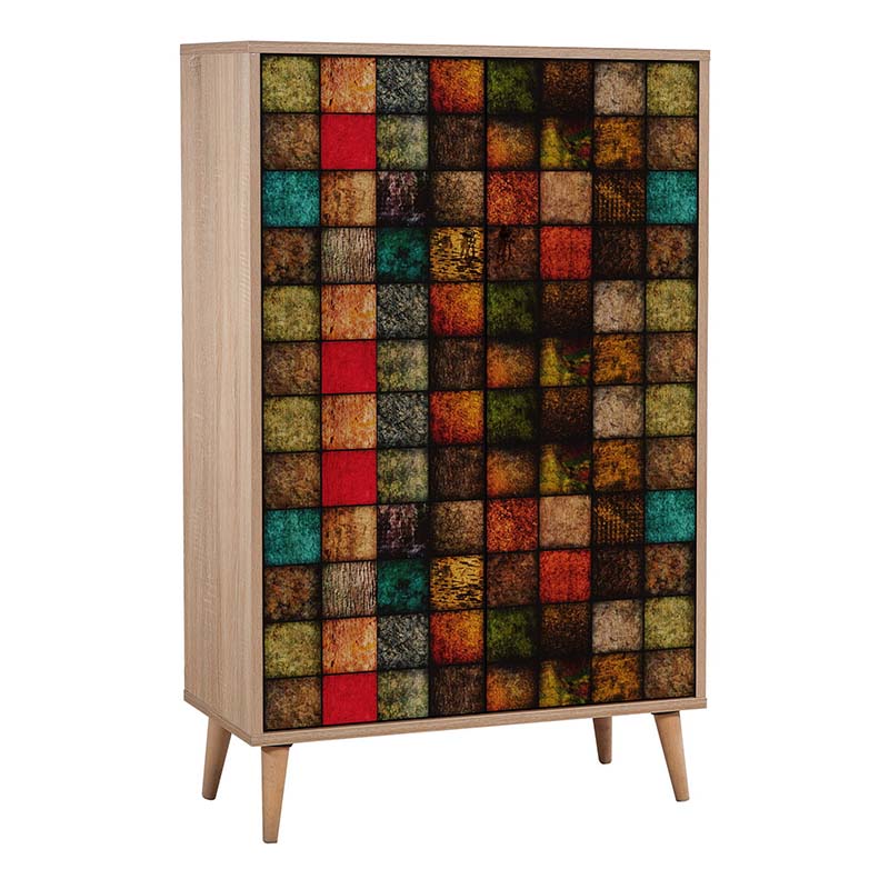 Παπουτσοθήκη - Ντουλάπι Soho  χρώμα sonoma 80x36x127εκ.