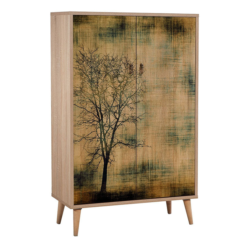 Παπουτσοθήκη - Ντουλάπι Soho  χρώμα sonoma 80x36x127εκ.