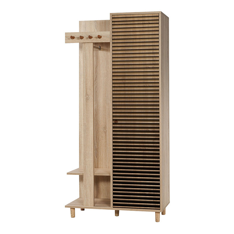 Έπιπλο εισόδου Soho  χρώμα sonoma 90x36x194εκ.