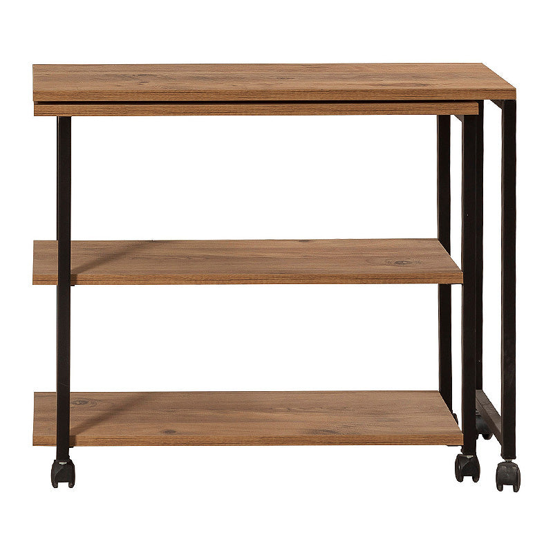 Τραπεζάκι βοηθητικό Frenk  πολυμορφικό χρώμα atlantic pine 76x30x66εκ.