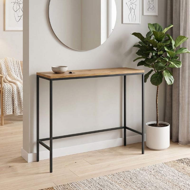 Κονσόλα Canva  χρώμα atlantic pine 100x30x80εκ. - Pakobazaar