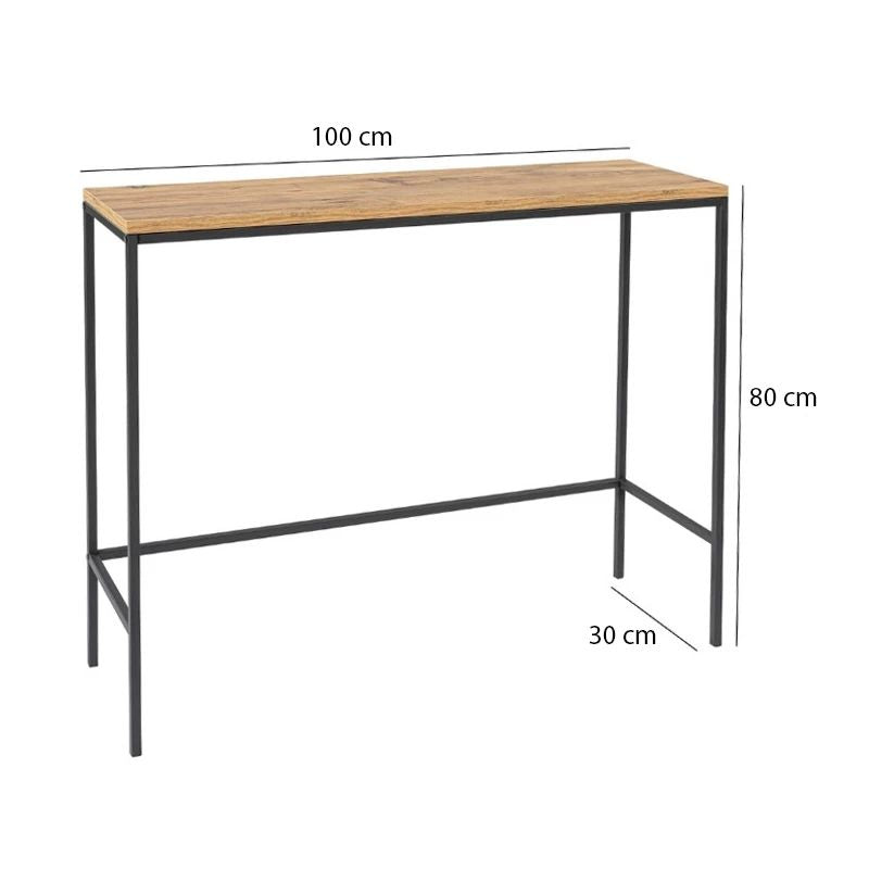 Κονσόλα Canva  χρώμα atlantic pine 100x30x80εκ. - Pakobazaar