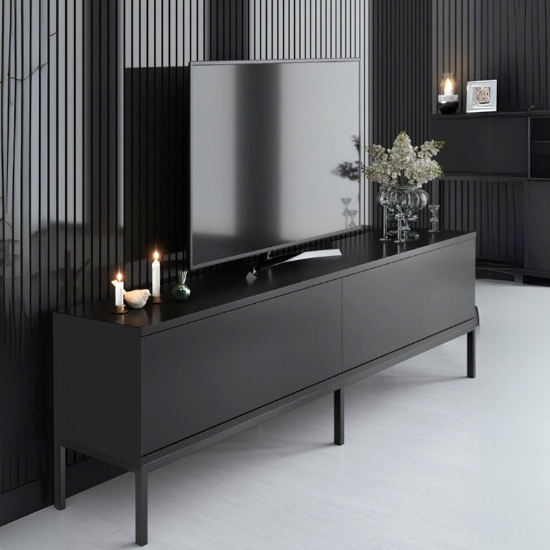 Έπιπλο τηλεόρασης Lord  χρώμα μαύρο 180x30x47εκ.