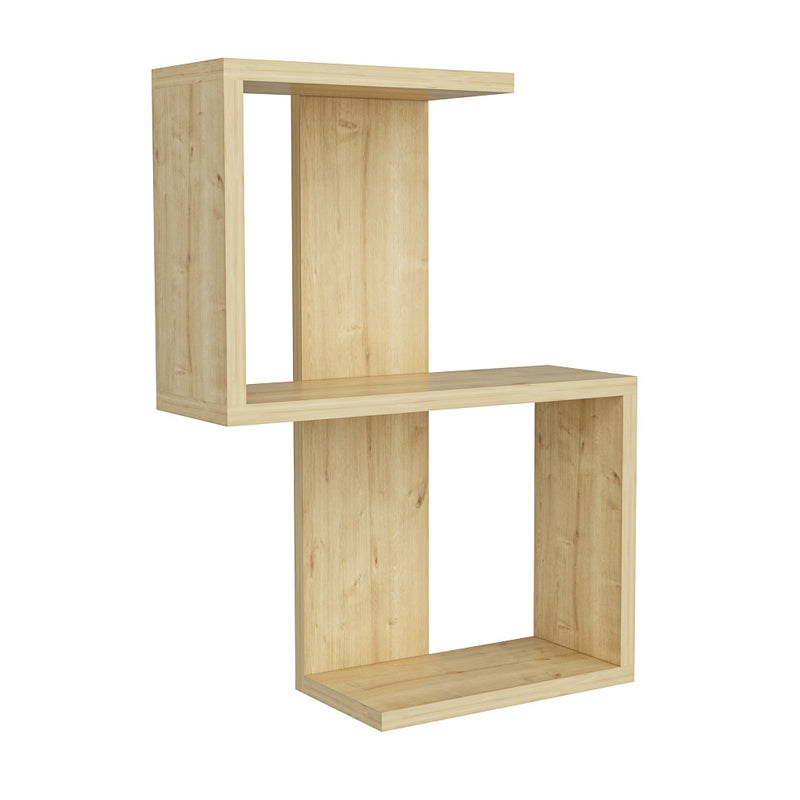 Ραφιέρα τοίχου Octa  χρώμα sapphire oak 45x16,4x60εκ.