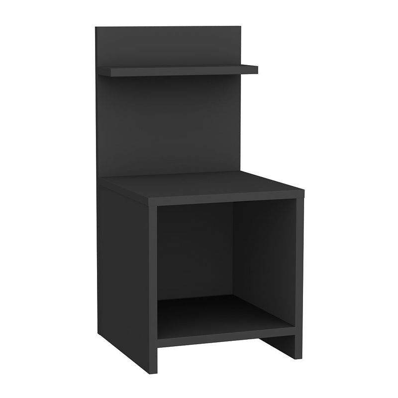 Κομοδίνο Ulman  χρώμα ανθρακί 35x37x72εκ.