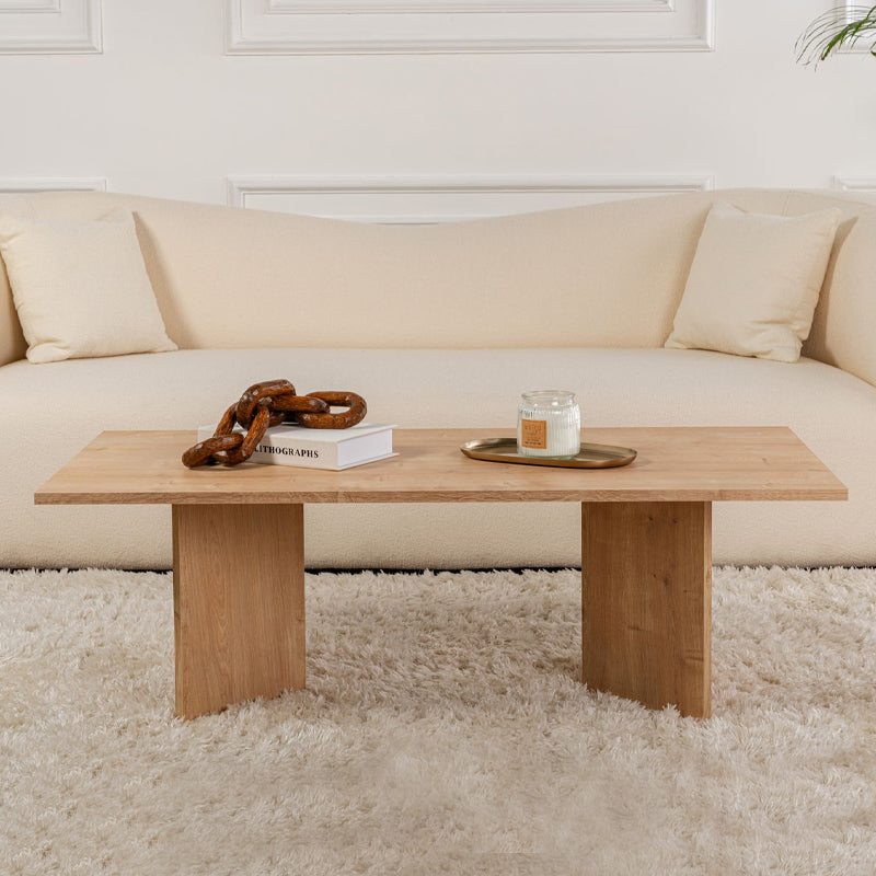 Τραπεζάκι σαλονιού Sabin  χρώμα sapphire oak 119x60x40εκ. - Pakobazaar