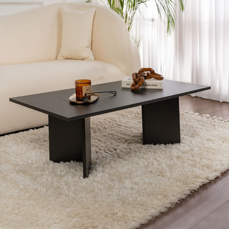 Τραπεζάκι σαλονιού Sabin  χρώμα black wood 119x60x40εκ.