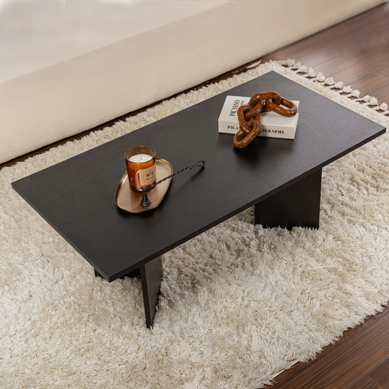 Τραπεζάκι σαλονιού Sabin  χρώμα black wood 119x60x40εκ.