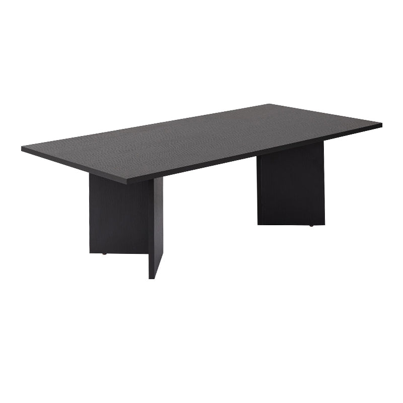 Τραπεζάκι σαλονιού Sabin  χρώμα black wood 119x60x40εκ.
