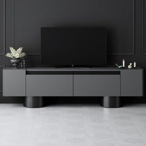Έπιπλο τηλεόρασης Haven  χρώμα ανθρακί 180x30x50εκ. - Pakobazaar