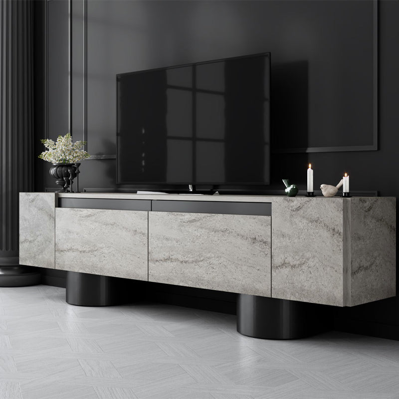 Έπιπλο τηλεόρασης Haven  χρώμα travertine 180x30x50εκ.