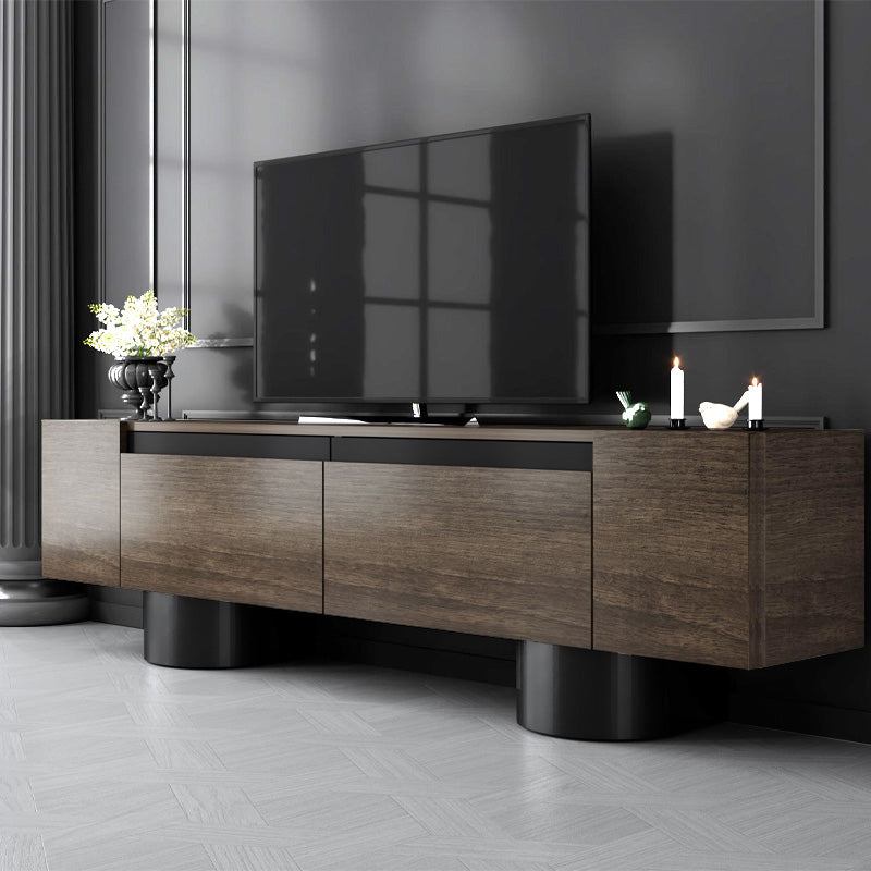 Έπιπλο τηλεόρασης Haven  χρώμα καρυδί 180x30x50εκ. - Pakobazaar