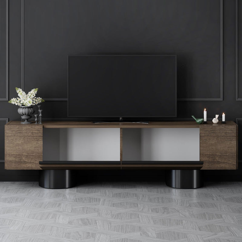 Έπιπλο τηλεόρασης Haven  χρώμα καρυδί 180x30x50εκ. - Pakobazaar