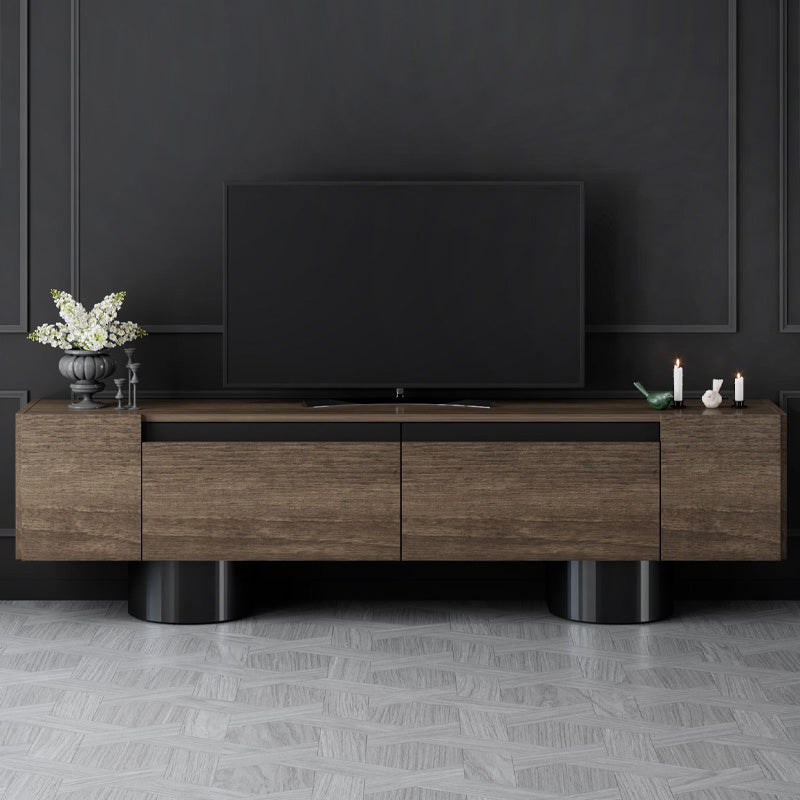 Έπιπλο τηλεόρασης Haven  χρώμα καρυδί 180x30x50εκ. - Pakobazaar
