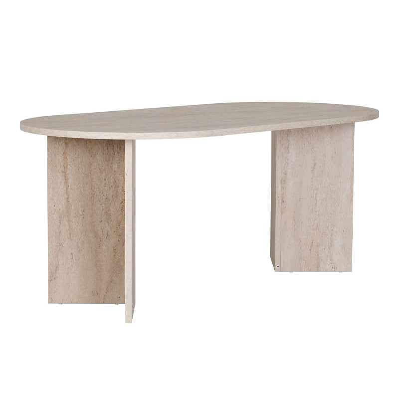 Τραπέζι Sablin  χρώμα travertine 180x89,5x75εκ.