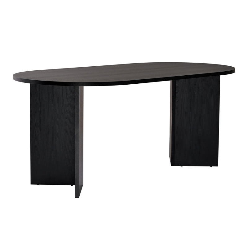 Τραπέζι Sablin  χρώμα black wood 180x89,5x75εκ.