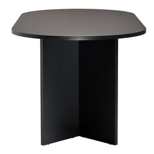 Τραπέζι Sablin  χρώμα black wood 180x89,5x75εκ.