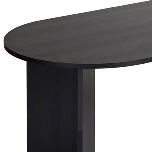 Τραπέζι Sablin  χρώμα black wood 180x89,5x75εκ.