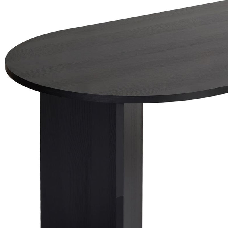 Τραπέζι Sablin  χρώμα black wood 180x89,5x75εκ.