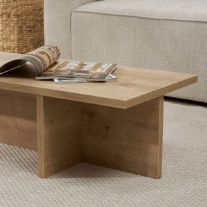 Τραπεζάκι σαλονιού Harbor  χρώμα sapphire oak 120x45x30εκ. - Pakobazaar