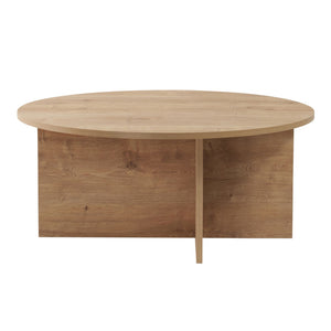 Τραπεζάκι σαλονιού Soleil  χρώμα sapphire oak Ø90x40εκ. - Pakobazaar