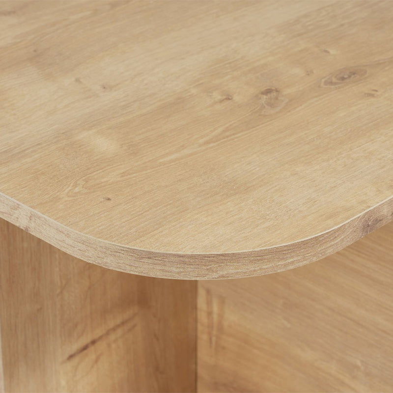 Τραπεζάκι σαλονιού Becaj  χρώμα sapphire oak 120x60x41,4εκ.