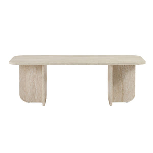 Τραπεζάκι σαλονιού Becaj  χρώμα travertine 120x60x41,4εκ.