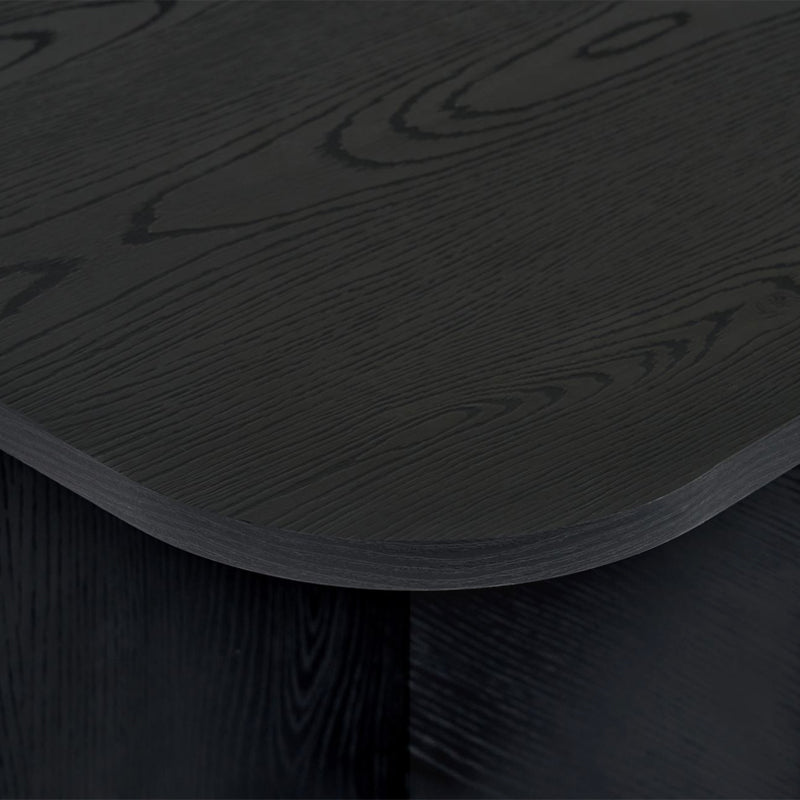 Τραπεζάκι σαλονιού Becaj  χρώμα black wood 120x60x41,4εκ.