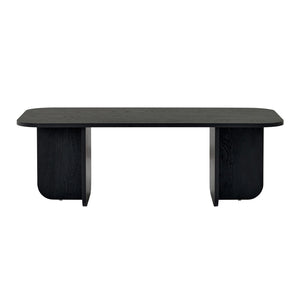 Τραπεζάκι σαλονιού Becaj  χρώμα black wood 120x60x41,4εκ.