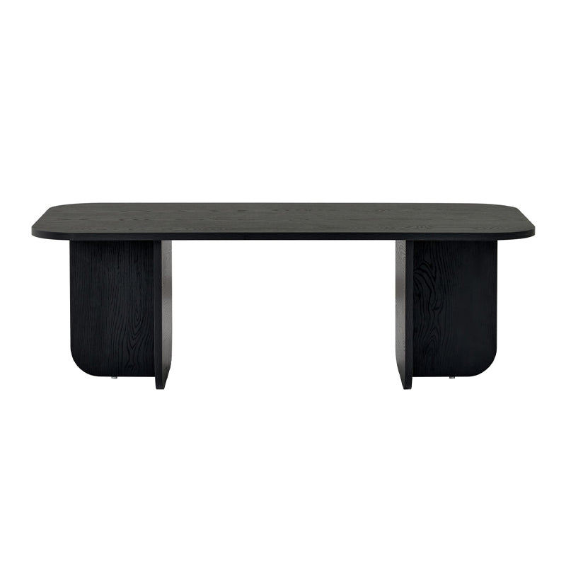 Τραπεζάκι σαλονιού Becaj  χρώμα black wood 120x60x41,4εκ.