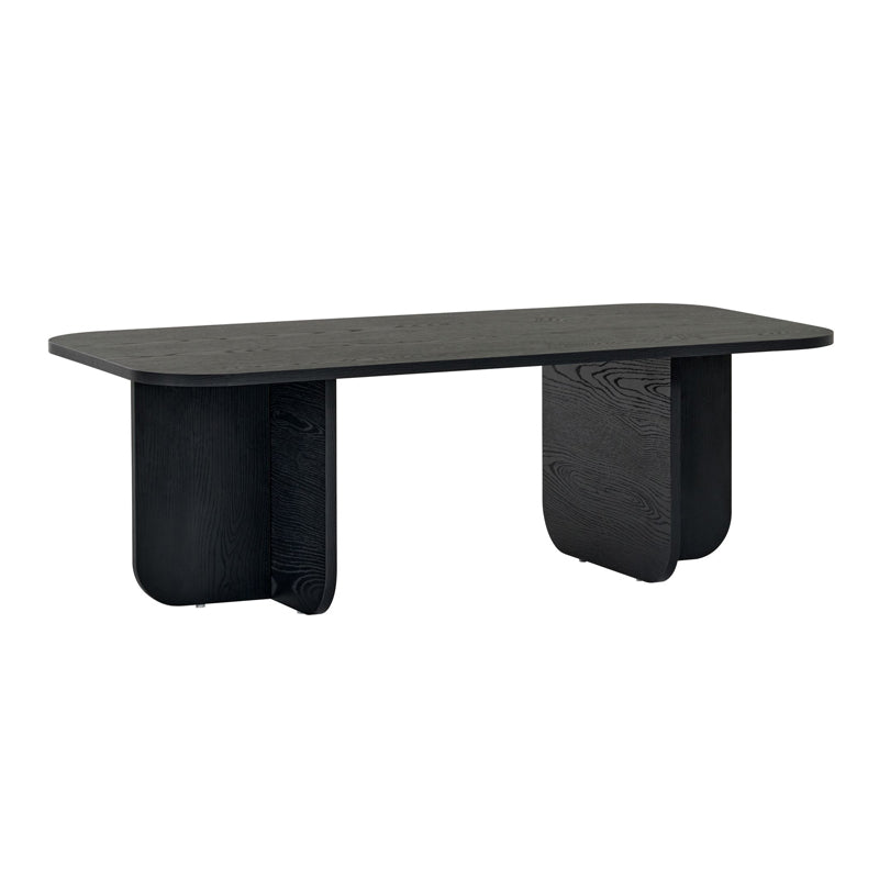 Τραπεζάκι σαλονιού Becaj  χρώμα black wood 120x60x41,4εκ.