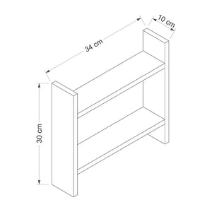 Ραφιέρα κουζίνας Denver  χρώμα sapphire oak 34x10x30εκ.